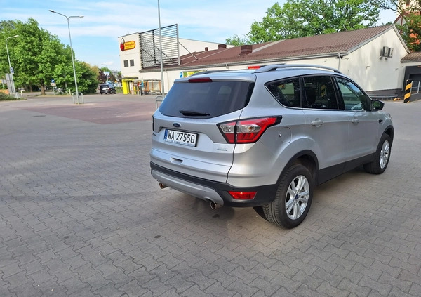 Ford Kuga cena 76900 przebieg: 56400, rok produkcji 2018 z Warszawa małe 79